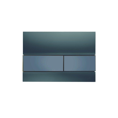 Tece square plaque de commande pour la technologie double affleurante verre touches noires SW357253