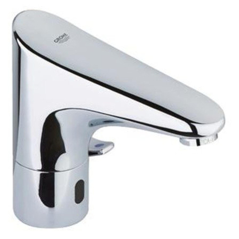 Grohe Europlus E Waterbesparende Wastafelkraan - met infrarood - met menging - met batterijvoeding 6V - chroom 0442377