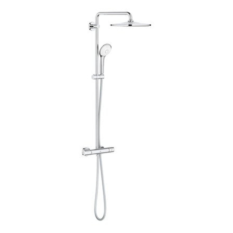 Grohe Euphoria System 310 opbouw regendoucheset – thermostatisch – Ø31 cm hoofddouche – 3-standen handdouche – chroom SW536417