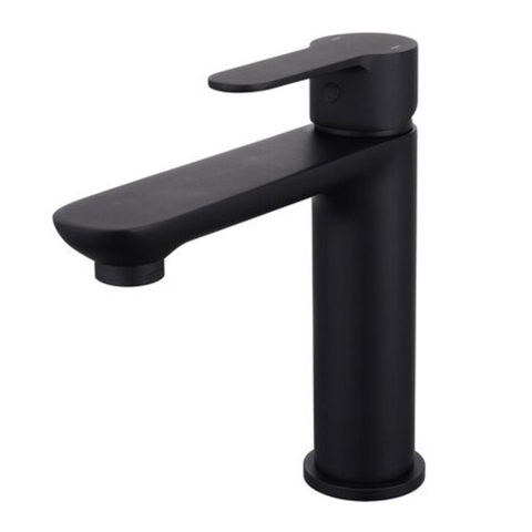 GO by Van Marcke wastafelkraan - 18cm - opbouw - mengkraan - messing zwart mat OUTLETSTORE STORE43821