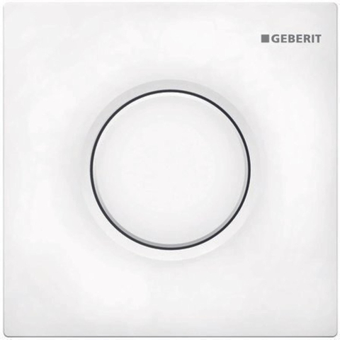 Geberit Type01 urinioir bedieningsplaat - pneumatisch - ronde knop - glans wit 0700530
