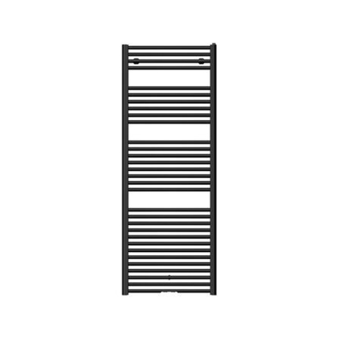 Nemo Spring Toronto handdoekradiator - 159.2x50cm - staal - 762 watt - mat zwart SW877753