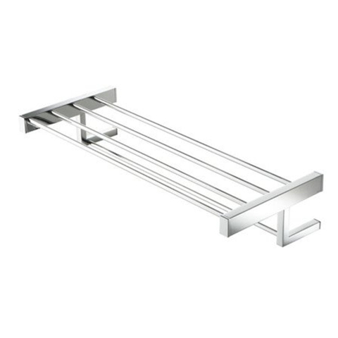 Geesa Modern Art Handdoekrek met planchet 62cm Chroom 0650159