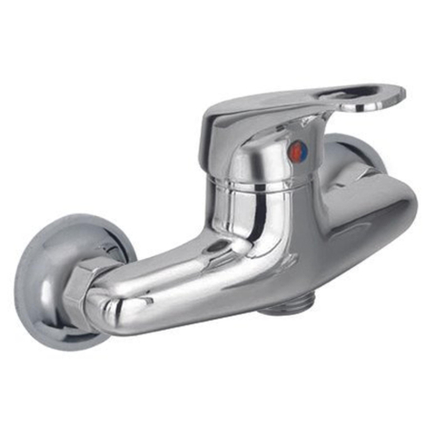 Go by Van Marcke Flow mitigeur de douche monotrou entraxe 15 cm disques céramiques rosaces et raccords en S inclus SW292928