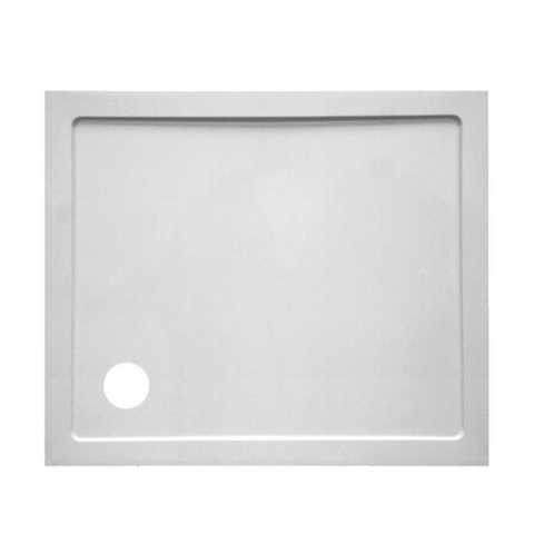 GO by Van Marcke Helion receveur de douche composite synthétique 100x90x3.5cm rectangulaire évacuation D90mm sans jeu de pieds blanc SW288828