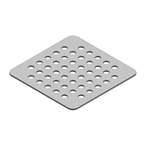 Nemo Stock Collection Taurus afdekplaatje - inox SW403989