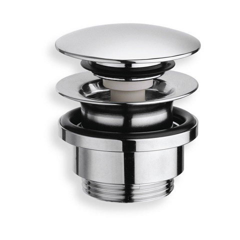 Nemo Skill Up&Down wastafelplug - afsluitbaar - verchroomde messing - hoogte: 5-55mm - met schroef SW293576