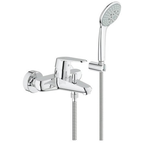 Grohe Eurodisc Cosmopolitan Badkraan - met omstel - met koppelingen - 46mm - inclusief garnituur - chroom 0437714