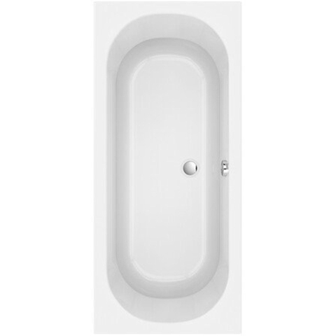 GO by Van Marcke Stelli baignoire encastrable duo 180x80x48cm 290L blanc acrylique avec jeu de pieds SW443986