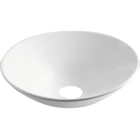 GO by Van Marcke Juno vasque semi encastrable ronde 42,5x42,5x16,5cm porcelaine blanc SW293320