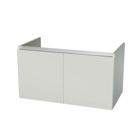 Nemo Start Tempus onderbouwkast - 90x50x49.5cm - 2 deuren - greeploos - wit SW288779