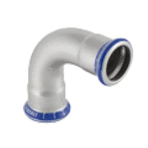 Geberit Mapress persfitting - inox - water - bocht - 90 graden FF - 28 - rvs 7950008