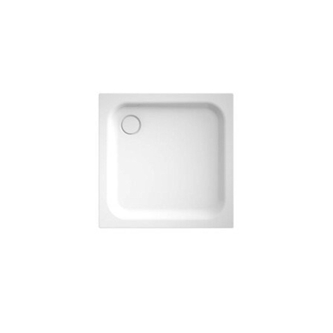 Bette receveur de douche tôle d'acier carrée 90x90x6.5cm blanc 0360538