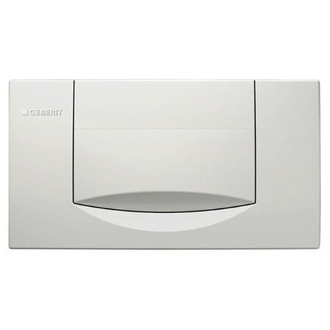 Geberit 200F bedieningplaat met frontbediening voor toilet 34x18.5cm wit GA54264