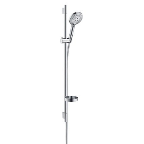 Hansgrohe Raindance Select S Doucheset - 120 - 3jet - met Unica - glijstang 90 cm en zeepschaal - hoogglans chroom GA96536