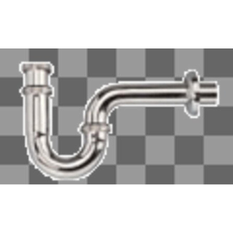 Nemo Skill buissifon - voor wastafel - met afvoerbuis - 5/4" x D 32mm - zonder afvoerplug - afdekrozet SW292902