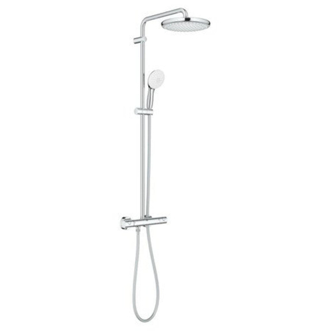 Grohe Tempesta System 250 opbouw regendoucheset – thermostatisch – Ø25 cm hoofddouche – handdouche – chroom SW999131