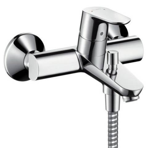 Hansgrohe Focus Eengreeps badmengkraan - opbouw - hoogglans chroom 0450764
