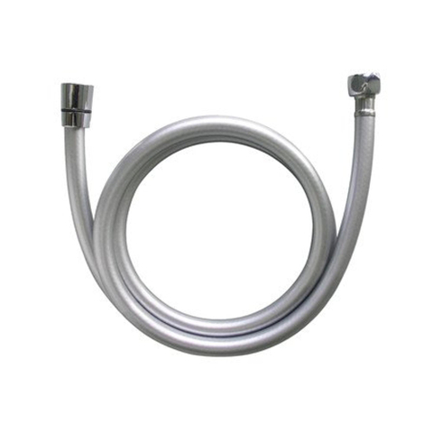 Nemo Spring Flussio doucheflexibel - universele aansluiting 1/2" - anti-twist - anti-kras - anti-knik - gladde kunststofflexibel - 1500mm - chroom SW284384
