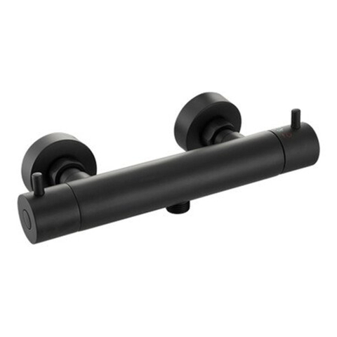 GO by Van Marcke robinet de douche - 26,4cm - apparent - thermostatique - laiton noir mat SW856993