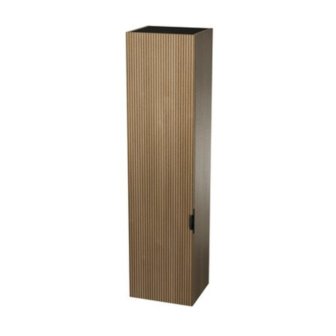Nemo Legro kolomkast - 40x34x159cm - linksdraaiend - greep zwart - oak nature (eiken) SW926264