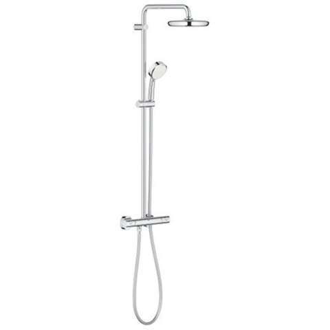 Grohe Tempesta Cosmopolitan 210 opbouw regendoucheset – thermostatisch – Ø21 cm hoofddouche – 2-standen handdouche – chroom SW108122