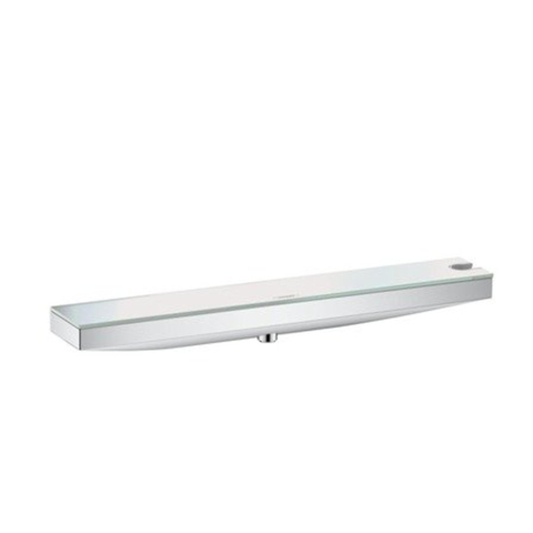 Hansgrohe RainFinity Fixfit Porter - 500 muuraansluiting - met planchet - met douchehouder rechts - 50.2x8.2cm - hoogglans chroom SW402303
