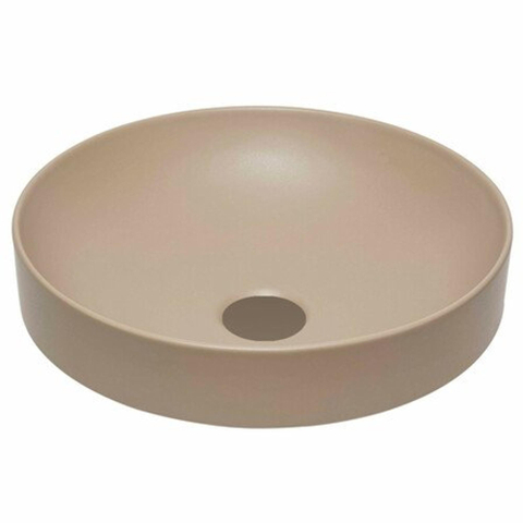 GO by Van Marcke vasque - 40x40x9cm - à poser - ronde - porcelaine mate latte SW1009735