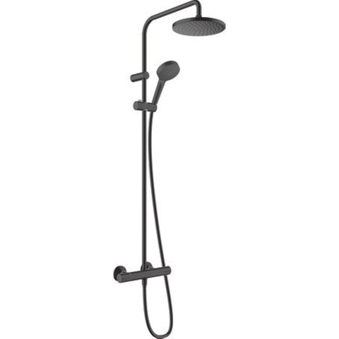Hansgrohe Vernis Blend regendoucheset – Ø20.5 cm hoofddouche – glijstang – zwart mat SW647136
