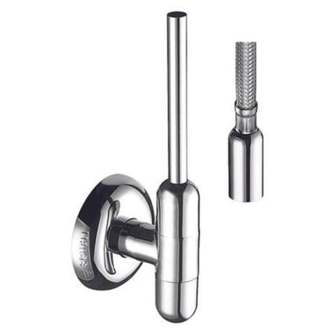 Schell Rondo robinet d'arrêt d'angle avec rosace 1/2x10mm chrome 0440206