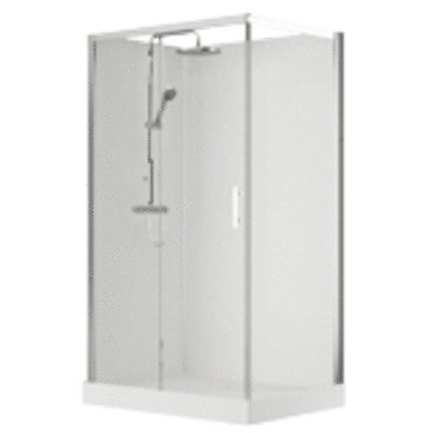 Nemo Spring Vidrio Douchecabine links - 120x90cm - schuifdeur - vaste wanden - veiligheidsglas SW290145
