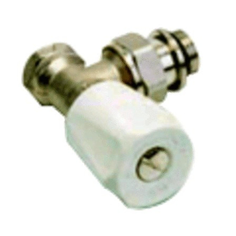 SAR Robinet d'arrêt de radiateur coudé 1/2 auto-étanche Kvs 1,90 m3 h 408U 7500158