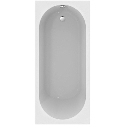 Nemo Spring London inbouwbad - 180x80x44cm - mono - afvoer D52 - met potenstel wit acryl SW294726