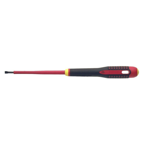 Bahco Ergo tournevis isolés pour vis fendues 35 mm manche en trois parties acier de qualité fortement allié bled bruni SW355768