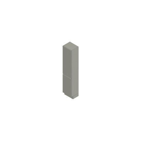 Nemo Spring Ventus Tre kolomkast - 40x200x34cm - 2 deuren links - greeploos - wit SW289365