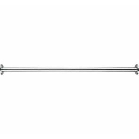 Nemo Gordijnbaar recht - 2 meter - baar D25mm - douchegordijnstang - 200cm diameter 2.5cm - messing verchroomd SW286980
