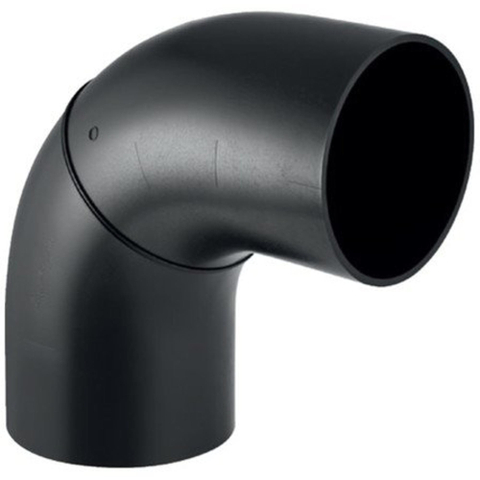 Geberit afvoer PE - fitting - bocht - 90 graden grote radius - 200 SW30248