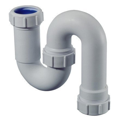 McAlpine Siphon de tube en plastique siphon de tube modèle S avec certification komo 6/4 x40mm 0520608
