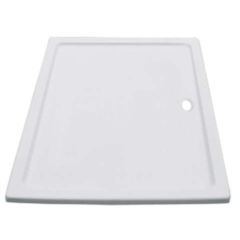 GO by Van Marcke Eden receveur de douche acrylique blanc 140x90x3.5 cm couleur stable conserve un éclat intact insonorisant facile à nettoyer couche de fond renforcée de 16 mm et couche de fibre SW293704