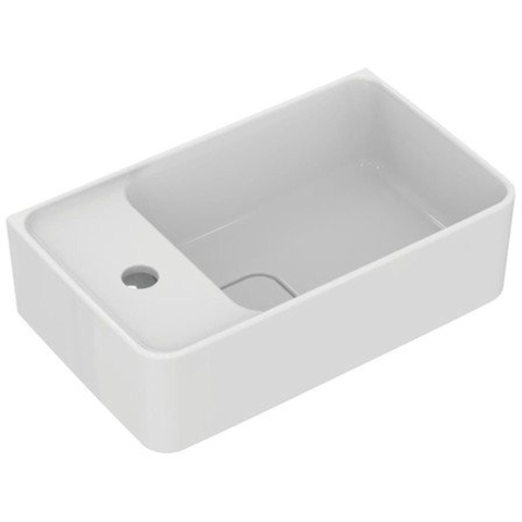 Ideal Standard Strada II lave-mains 1 trou de robinet à gauche avec trop-plein 45x27cm blanc SW285376