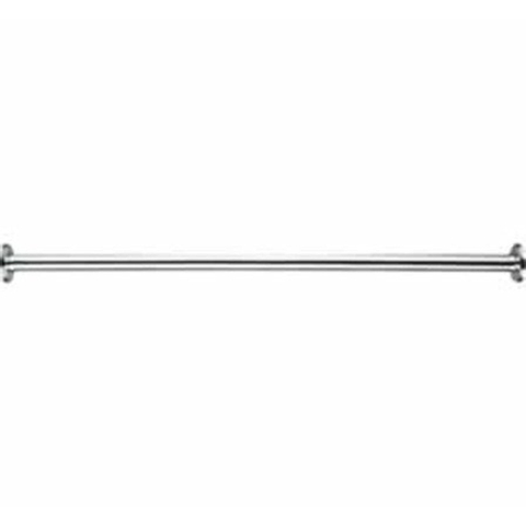 Nemo Gordijnbaar recht - 2 meter - baar D25mm - douchegordijnstang - 200cm diameter 2.5cm - messing verchroomd SW286980
