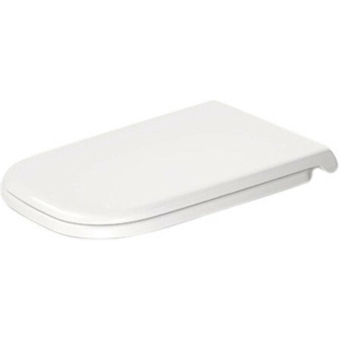 Duravit D-code Vital WC-zitting - 49x36.1x4.3cm - met softclose - met quickrelease - kunststof - afneembaar - wit glanzend 0295866
