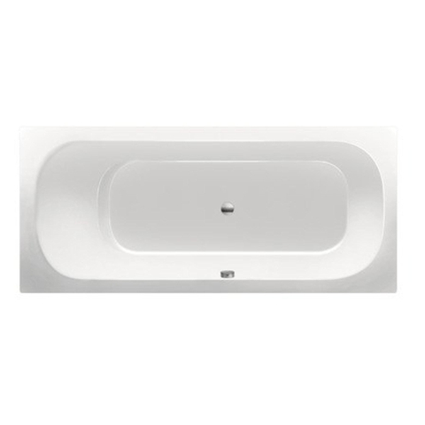 Xenz Aruba Baignoire - 180x80x48 - bonde Centrale - acrylique - blanc SW103115