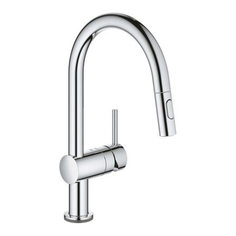 Grohe Minta Touch Keukenkraan - draaibare/uittrekbare uitloop - 2 straalsoorten - chroom SW225339
