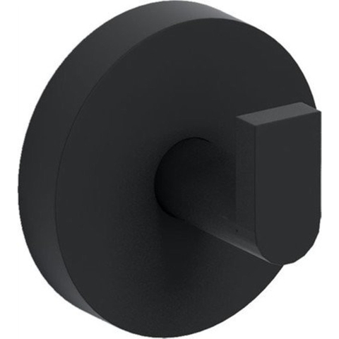 Clou Flat patère pour serviette 4,8x4,8cm 2 pièces Noir mat SW86594