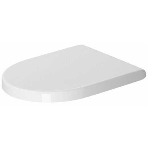 Duravit Starck 3 Vital WC-zitting - 41.6x37.1x4.6cm - Kunststof wit Glanzend TWEEDEKANS OUT14441