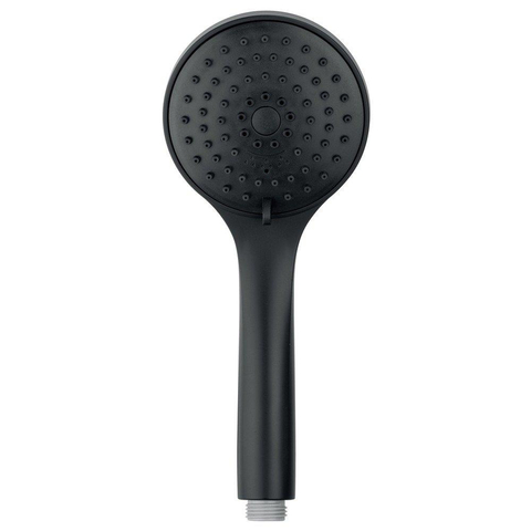 Nemo Spring Nero handdouche - 3 Jets - diameter 100mm - anti-kalk - rond - 10cm antikalk - mat zwart SW404914