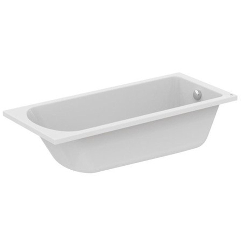 Ideal Standard Hotline new Baignoire 170x75x46.5cm 52cm avec trou rectangulaire avec trop-plein Acrylique Blanc SW117772