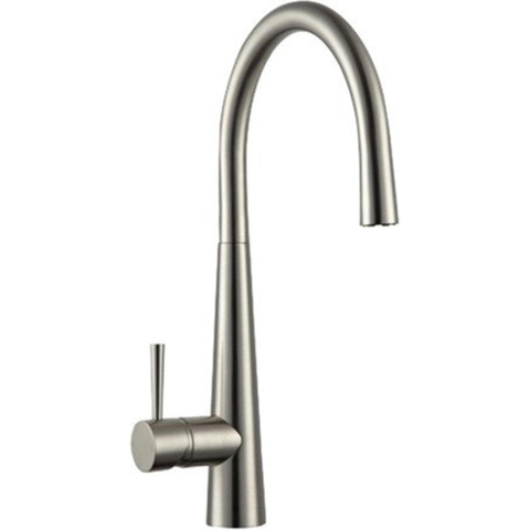 GO by Van Marcke Silk II mitigeur de cuisine monocommande avec bec haut orientable disques en céramique avec flexibles laiton chromé hauteur de base du robinet 420 mm SW286883