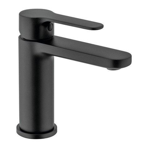 Go By Van Marcke Nero Robinet de lavabo - 15cm - monotrou - noir mat SW369955